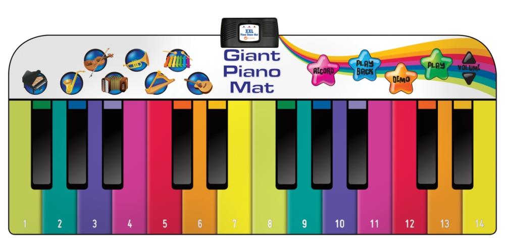 TOY FLOOR DANCE MAT PIANO XXL/PIANOMATPLAYL N-GEAR