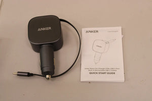 SALE OUT. Anker Nano Car Charger (75W, USB-C Port, Built-In Retractable USB-C Cable) | Anker Nano Car Charger (75W, USB-C Port, Built-In Retractable USB-C Cable) | DEMO