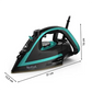 TEFAL | Iron | FV8066E0 | Steam Iron | 3000 W | Water tank capacity 270 ml | Continuous steam 50 g/min | Steam boost performance 280 g/min | Black/Blue