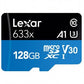 MEMORY MICRO SDXC 128GB UHS-I/W/ADAPTER LSDMI128BB633A LEXAR