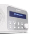 Sharp DR-P420(WH) Tokyo Portable Digital Radio, FM/DAB/DAB+, Bluetooth 5.0, USB or Battery Powered, Snowy White | Sharp | Tokyo Portable Digital Radio | DR-P420(WH) | Bluetooth | White