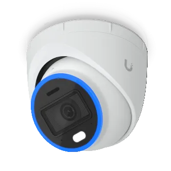 UBIQUITI AI TURRET WHITE ALL-WEATHER, VANDAL-PROOF 4K POE+ TURRET CAMERA WITH ENHANCED AI CAPABILITIES AND IR AND VISIBLE LEDS FOR NIGHT VISION