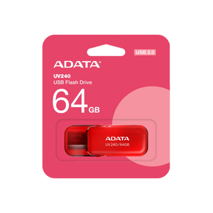 ADATA | USB Flash Drive | UV240 | 64 GB | USB Type-A | Red