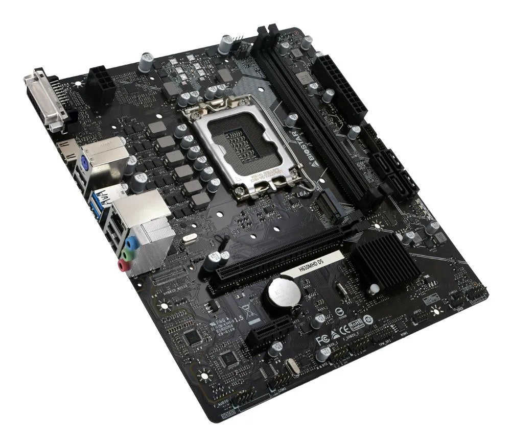 Mainboard|BIOSTAR|H610MHD D5|Intel H610|LGA 1700|micro ATX|RAM DDR5-SDRAM|2xSlots|H610MHDD5