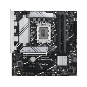 Mainboard|ASUS|Intel B760 Express|LGA1700|Micro-ATX|Memory DDR5|Memory slots 4|1xPCI-Express 4.0 1x|2xPCI-Express 4.0 16x|2xM.2|1xHDMI|1xDisplayPort|4xUSB 2.0|2xUSB 3.2|1xPS/2|1xRJ45|3xAudio port|PRIMEB760M-PLUS