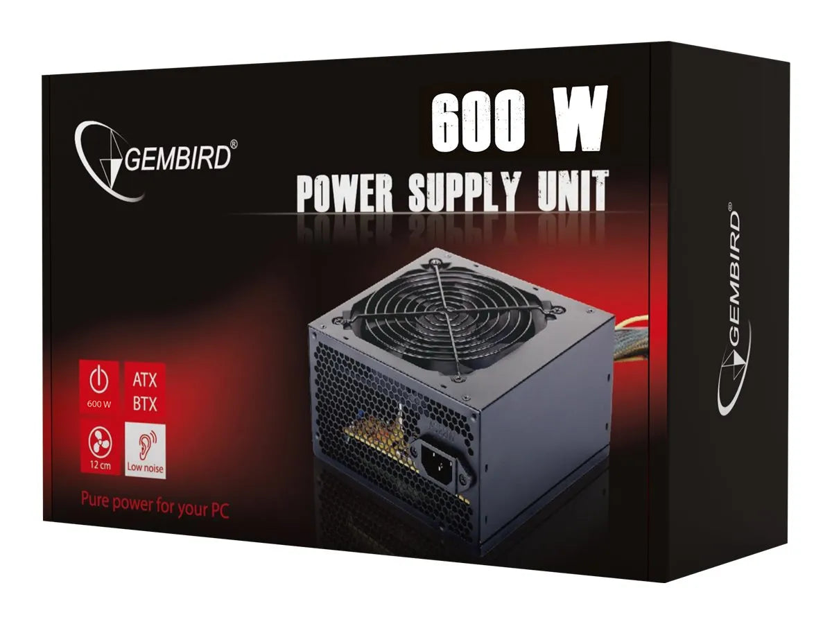 GEMBIRD Power supply unit 600W active PF