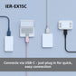 Sony Earbuds | IER‑EX15C | Wired | In-ear | Microphone | White