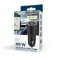 MOBILE CHARGER CAR USB 2PORT/TA-UC-C2PD40-CAR-01 GEMBIRD