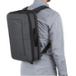 Case Logic | Era Hybrid Briefcase | Fits up to size 15.6 " | Messenger - Briefcase/Backpack | Shoulder strap | Obsidian
