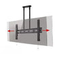 B-TECH AV EXTRA-LARGE UNIVERSAL FLAT SCREEN CEILING MOUNT WITH TILT (VESA 1000 X 600) - 1.5M Ø50MM POLES