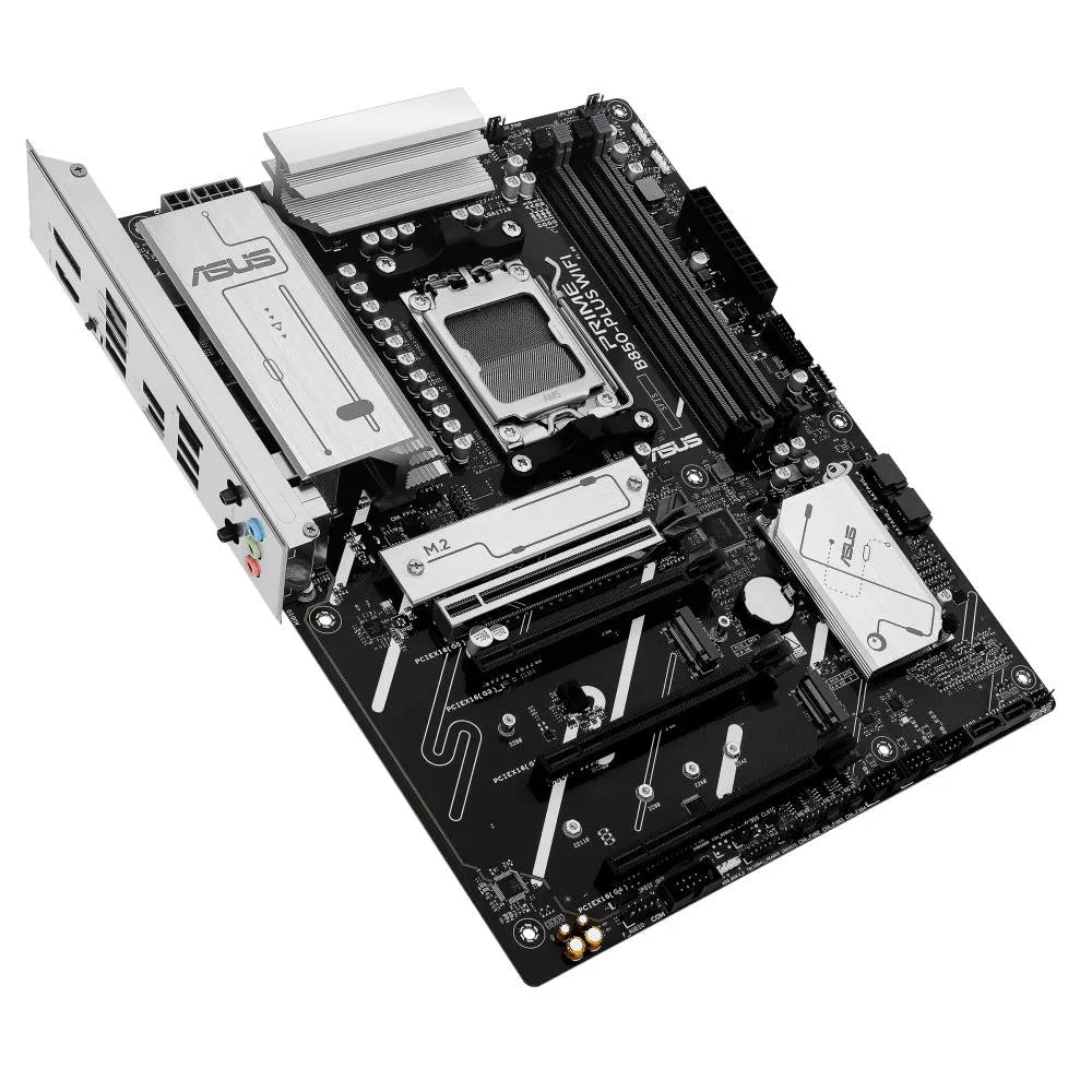 Mainboard|ASUS|AMD B850|SAM5|ATX|Memory DDR5|Memory slots 4|2xPCI-Express 3.0 16x|1xPCI-Express 4.0 16x|1xPCI-Express 5.0 16x|3xM.2|1xHDMI|1xDisplayPort|3xUSB 2.0|5xUSB 3.2 type B|2xUSB-C|3xAudio port|PRIMEB850-PLUSWIFI