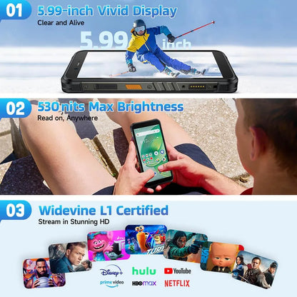 MOBILE PHONE RUGKING/8/256GB ULEFONE