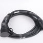 Evaka EV Charging Cable Type 2-Type 2, 22 kW, 32 A, 5 x 6 mm2, 1 x 0.5 mm2, 5 m | ITGAM3871 | Black