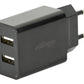 GEMBIRD EG-U2C2A-03-BK 2-port universal