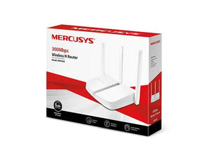 Wireless Router|MERCUSYS|Wireless Router|300 Mbps|IEEE 802.11b|IEEE 802.11g|IEEE 802.11n|Number of antennas 2|MW305R