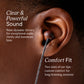 Marley Wired Earbuds | Smile Jamaica | Built-in microphone | USB Type-C | Signature Black
