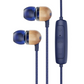 Marley | Earbuds | Smile Jamaica | Wired | In-ear | Microphone | Denim
