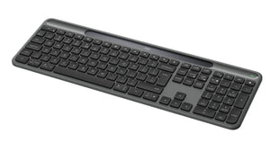 Logitech Signature Slim Solar+ K980 Wireless Keyboard, RF Wireless+Bluetooth, US Int, Graphite