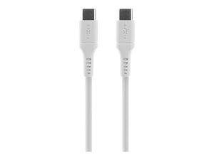 Fixed | Liquid Silicone Cable USB-C/USB-C, 2m, 60W | FIXDLS-CC2-WH