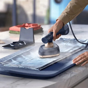 Philips Steam Iron with Soft Board | OneTurn GC215/20 | Steam Iron | 1800 W | Water tank capacity 200+300 ml | Continuous steam 45 g/min | Steam boost performance 90 g/min | Blue