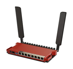 Wireless Router|MIKROTIK|Wireless Router|Wi-Fi 6|IEEE 802.11ax|USB 3.0|8x10/100/1000M|1xSPF|Number of antennas 2|L009UIGS-2HAXD-IN