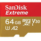 MEMORY MICRO SDXC 64GB UHS-I/W/A SDSQXAH-064G-GN6MA SANDISK