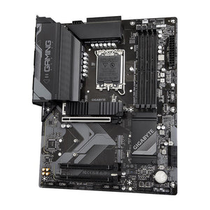 Mainboard|GIGABYTE|Intel B760 Express|LGA1700|ATX|Memory DDR5|Memory slots 4|2xPCI-Express 3.0 16x|1xPCI-Express 4.0 16x|3xM.2|1xHDMI|1xDisplayPort|5xUSB 2.0|2xUSB 3.2|1xUSB-C|1xRJ45|6xAudio port|B760GAMINGXAX1.3