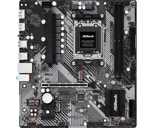 Mainboard|ASROCK|AMD B650|SAM5|Micro-ATX|Memory DDR5|Memory slots 2|1xPCI-E|2xPCI-Express 4.0 1x|1xPCI-Express 4.0 16x|1xM.2|1xHDMI|1xDisplayPort|1xAudio-In|1xAudio-Out|1xMicrophone|2xUSB 2.0|3xUSB 3.2|1xUSB-C|1xRJ45|B650M-H/M.2+