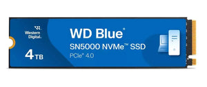 SSD|SANDISK|Blue SN5000|4TB|M.2|NVMe|Write speed 5000 MBytes/sec|Read speed 5500 MBytes/sec|2.38mm|TBW 1200 TB|WDS400T4B0E
