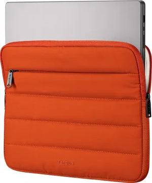 TARGUS PUFFER 13-14" SLEEVE, RUST ORANGE