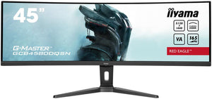 LCD Monitor|IIYAMA|GCB4580DQSN-B1|45"|Curved|Panel VA|5120x1440|32:9|165Hz|Matte|0.8 ms|Speakers|Height adjustable|Tilt|Colour Black|GCB4580DQSN-B1