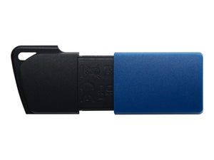 Kingston | USB 3.2 Flash Drive | DataTraveler Exodia M | 64 GB | USB 3.2 | Black/Blue
