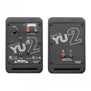 KANTO AUDIO 3" DRIVER - POWERED SPEAKERS WITH USB DAC AND 3.5MM AUX - MATTE BLACK (INCL. TYPE C & G POWER CORDS)