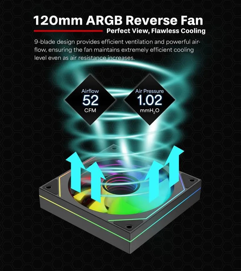 CASE FAN 120MM XPF120UR.ARGB/12V XF078 XILENCE