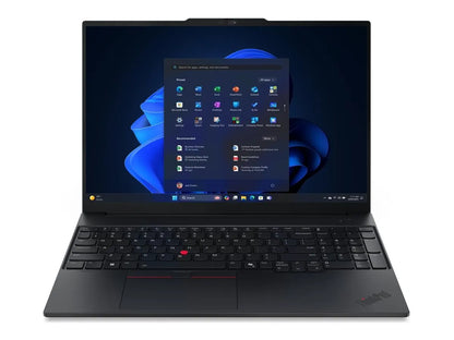 Lenovo ThinkPad E16 G3 Intel | Black | 16 " | IPS | WUXGA | 1920 x 1200 pixels | Anti-glare | Intel Core Ultra 7 | 258V | 32 GB | Soldered LPDDR5X | Solid-state drive capacity 512 GB | Intel Arc Graphics 140V | Windows 11 Pro | 802.11ax | Bluetooth v...