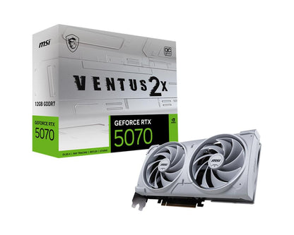 Graphics Card|MSI|NVIDIA|GeForce RTX 5070|12 GB|GDDR7|192 bit|PCI Express 5.0|Active|RTX507012GVEN2XOCWHI