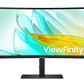 LCD Monitor|SAMSUNG|S65UC|34"|Curved/21 : 9|Panel VA|3440x1440|21:9|100Hz|5 ms|Speakers|Tilt|Colour Black|LS34C652UAUXEN