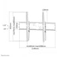 NEWSTAR FLAT SCREEN WALL MOUNT - IDEAL FOR LARGE FORMAT DISPLAYS (TILTABLE) 60-100" BLACK