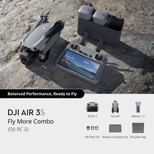 Drone|DJI|Air 3S Fly More Combo (DJI RC 2)|Consumer|CP.MA.00000816.02