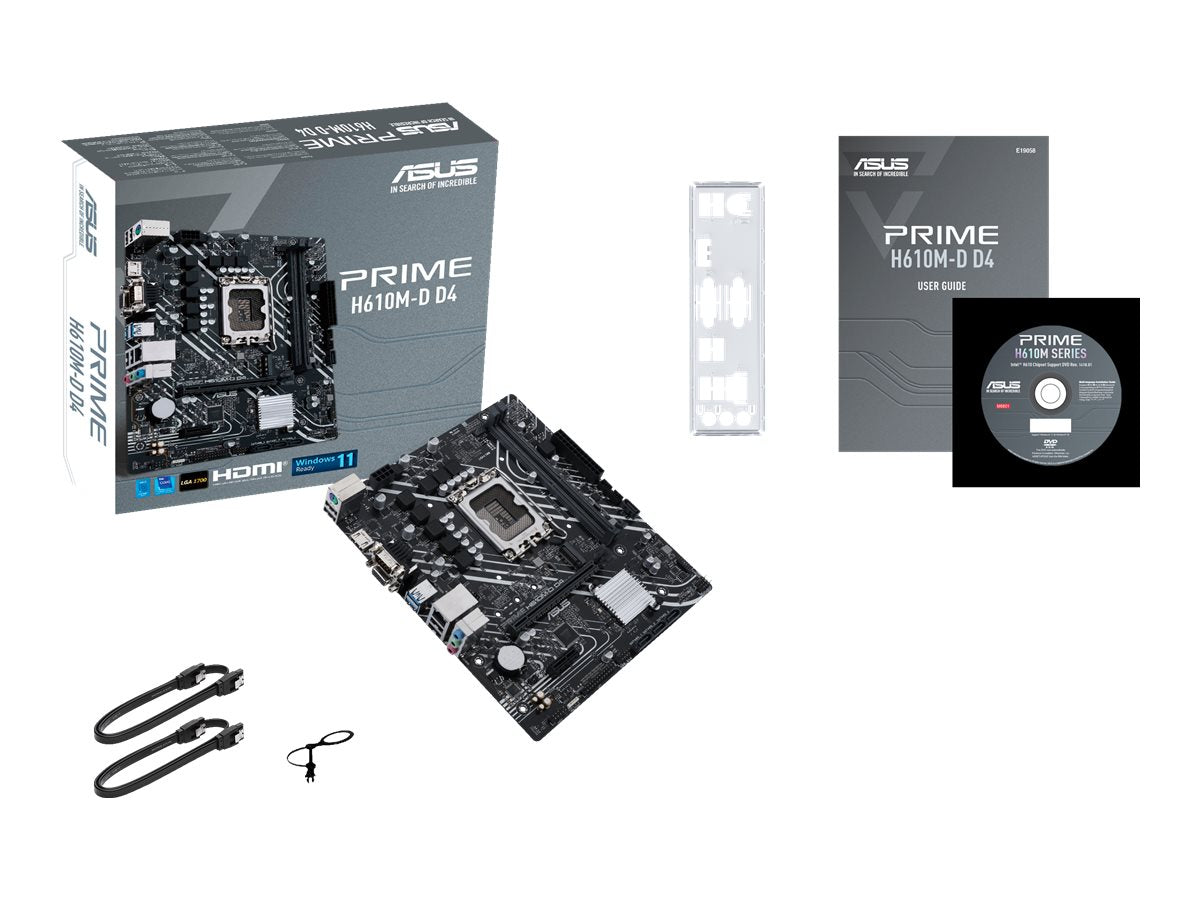 ASUS PRIME H610M-D D4 LGA1700 mATX MB