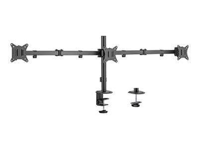 GEMBIRD Adjustable desk 3-display mount