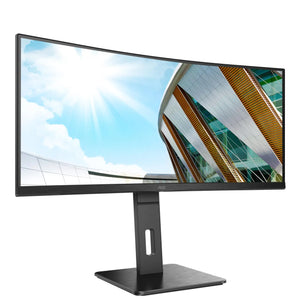 LCD Monitor|AOC|34 "|3440 x 1440 pixels|Quad HD|Native aspect ratio 21:9|LED|Curved|CU34P2A