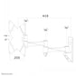 NEWSTAR FLAT SCREEN WALL MOUNT (3 PIVOTS & TILTABLE) 10-40" BLACK