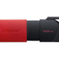 Kingston | USB Flash Drive | DataTraveler Exodia | 128 GB | USB 3.2 Gen 1 | Black/Red