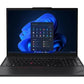 Lenovo ThinkPad T16 G4 Intel | Black | 16 " | IPS | WUXGA | 1920 x 1200 pixels | Anti-glare | Intel Core Ultra 7 | 255U | 32 GB | SODIMM DDR5 | Solid-state drive capacity 1000 GB | Intel Graphics | Windows 11 Pro | 802.11ax | Bluetooth version 5.3 |...