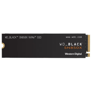 SSD|WESTERN DIGITAL|Black SN850X|1TB|M.2|PCIE|NVMe|Write speed 6300 MBytes/sec|Read speed 7300 MBytes/sec|2.38mm|TBW 600 TB|WDS100T2XHE