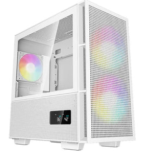 Case|DEEPCOOL|CH360 DIGITAL WH|MiniTower|Not included|MicroATX|MiniITX|Colour White|CH360DIGITALWH