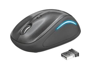 MOUSE USB OPTICAL WRL YVI FX/BLACK 22333 TRUST