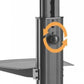 LH-GROUP FLOOR STAND WITH WHEELS 32-65"