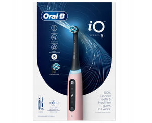 Oral-B Electric Toothbrush | iO5 Series | Rechargeable | For adults | Number of brush heads included 1 | Number of teeth brushing modes 5 | Pink